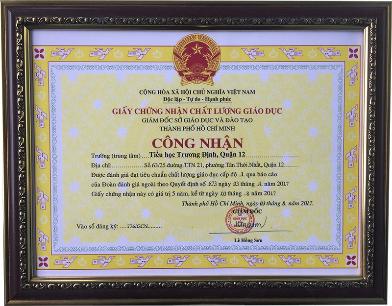 Kiểm định chất lượng giáo dục
